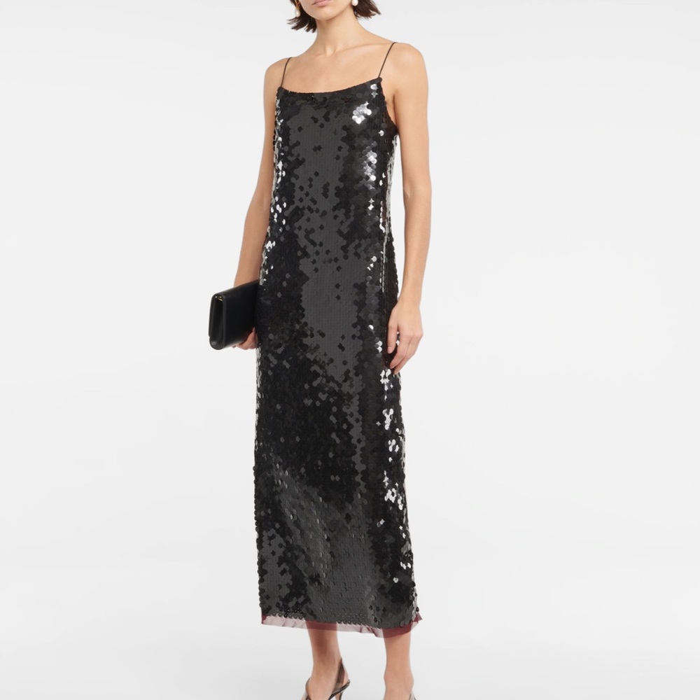 Tory Burch Sequin Slip Dress